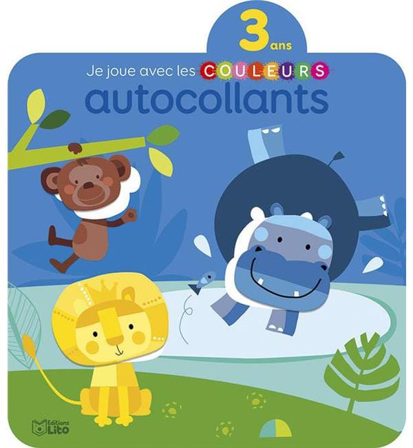 Autocollants les animaux sauvages - je joue avec les couleurs