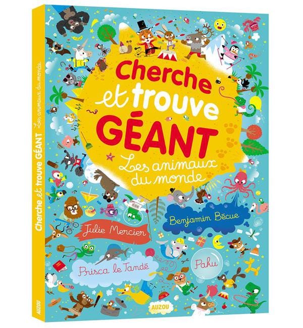 Cherche et trouve géant - les animaux du monde