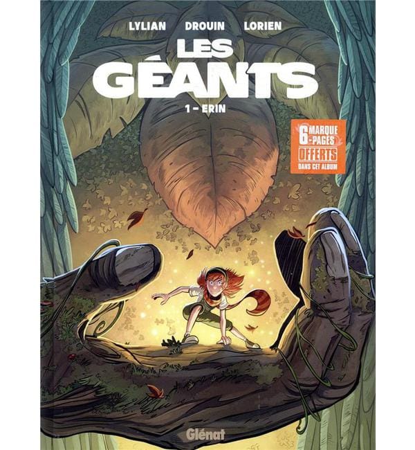 Les géants tome 1 - erin - avec 6 marque-pages