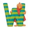 Moulin Roty lettre résine W