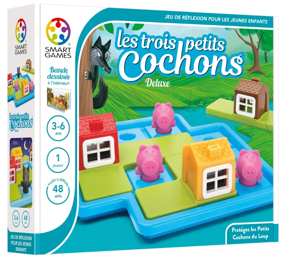 smartgames les trois petits cochons