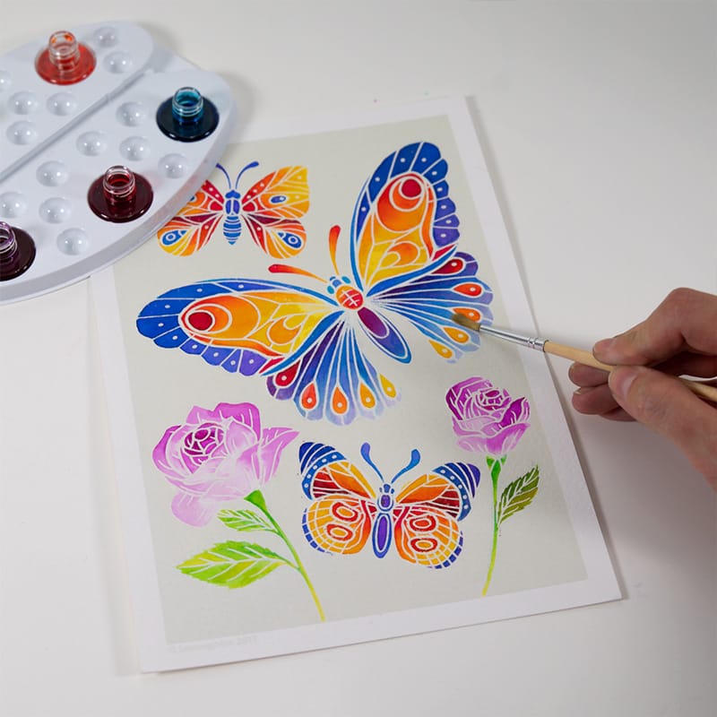 Aquarellum junior papillons et fleurs – Image 5