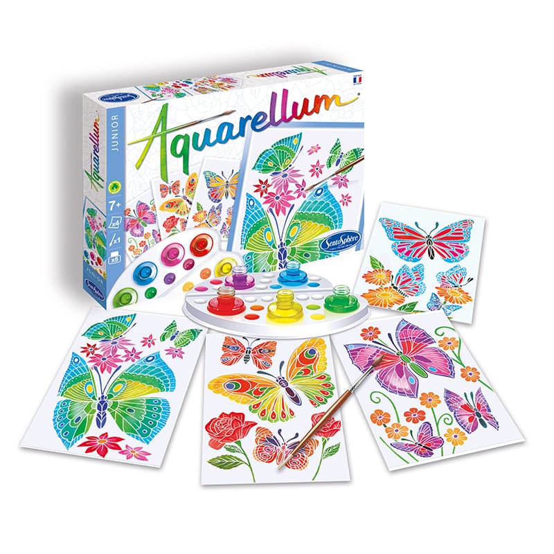 Aquarellum junior papillons et fleurs – Image 2