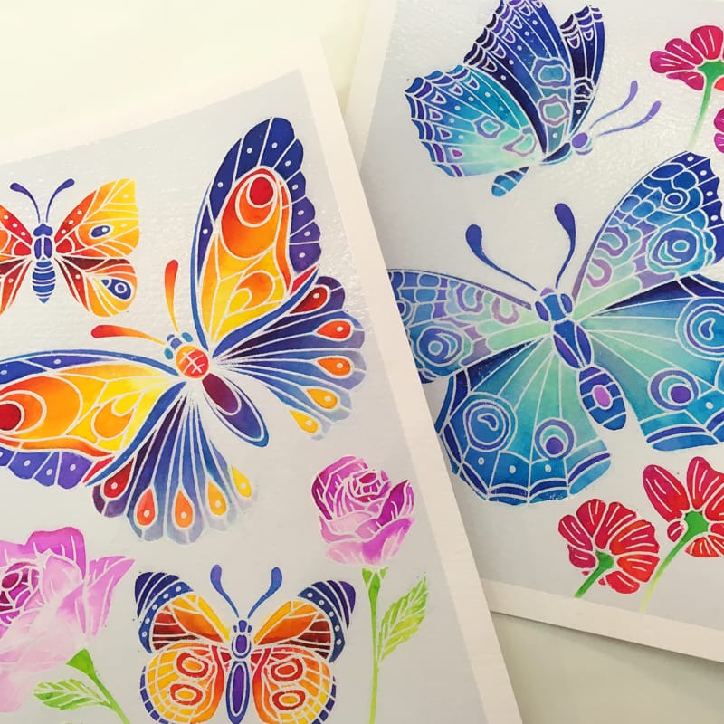 Aquarellum junior papillons et fleurs – Image 4