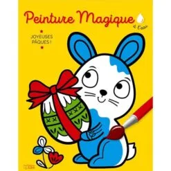 Peinture magique à l'eau - Joyeuses Pâques ! Avec un pinceau
