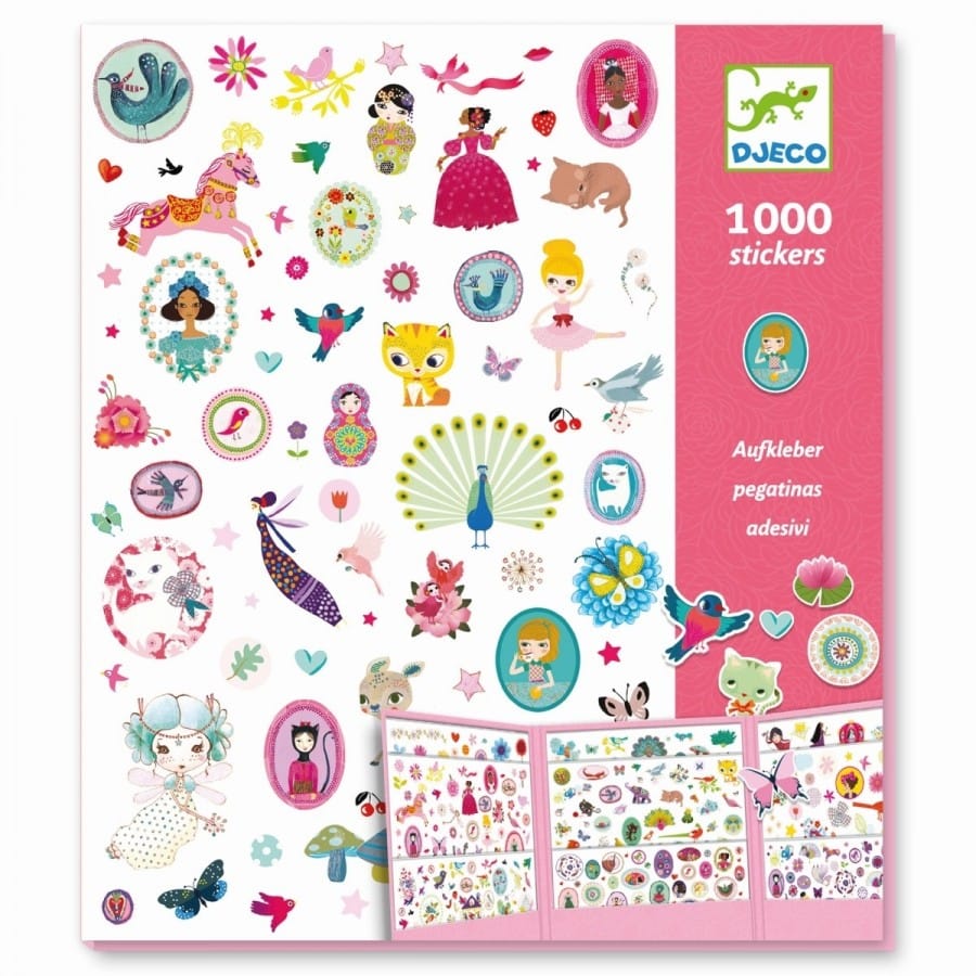 1000 stickers sweet