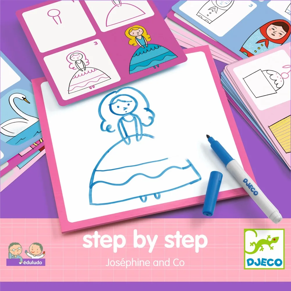 Apprendre à dessiner step by step joséphine & co