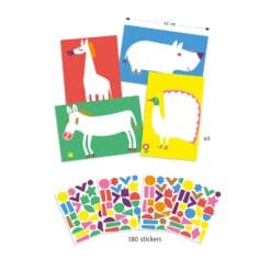 Créer avec des stickers les grands animaux – Image 2