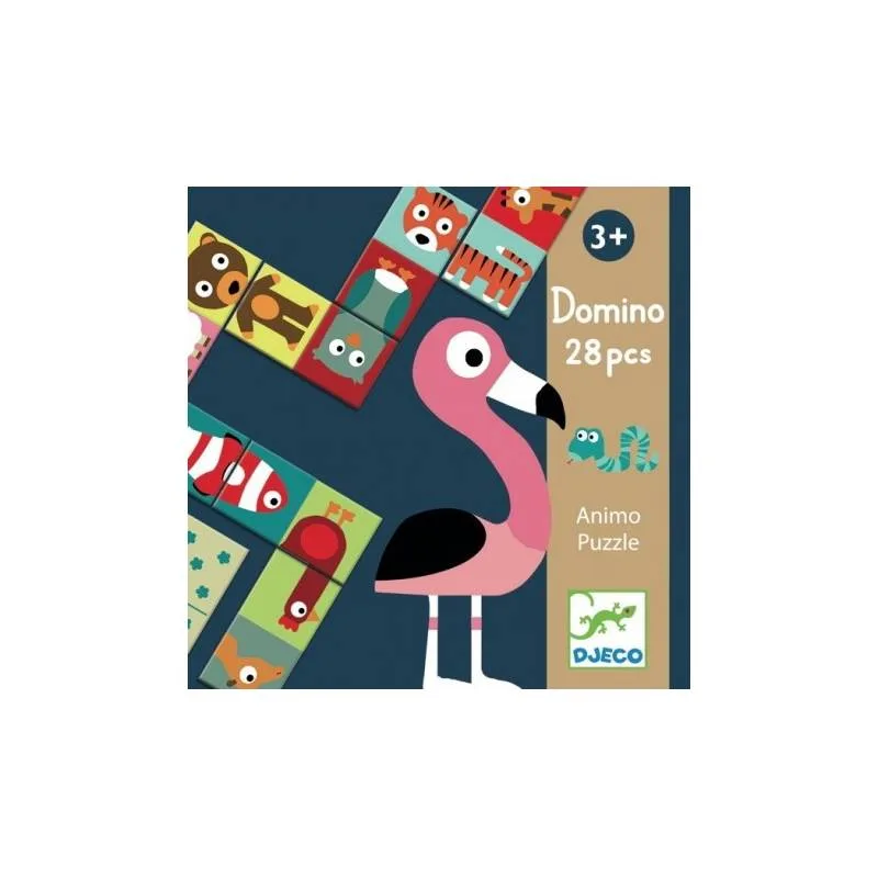 Domino puzzle animaux