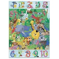 Puzzle géant 1 à 10 jungle – Image 2