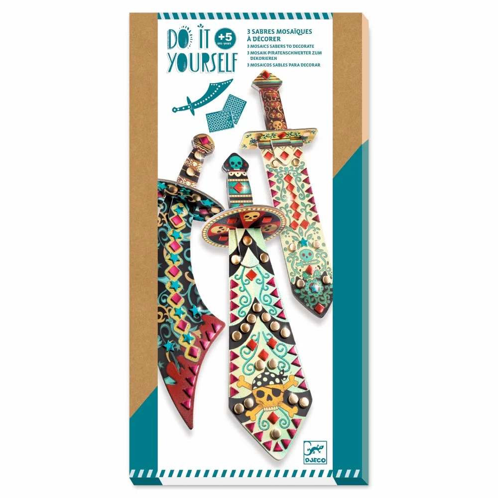 Sabres mosaïques à décorer - do it yourself – Image 5
