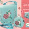 Sac et porte monnaie brodés chaton
