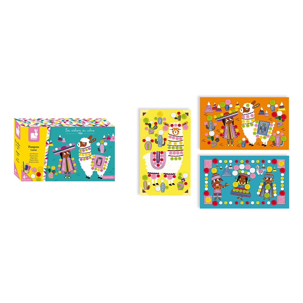 Set créatif pompons lamas – Image 2
