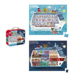 Valisette 2 puzzles bateau de croisiere 100 et 200 pcs – Image 2