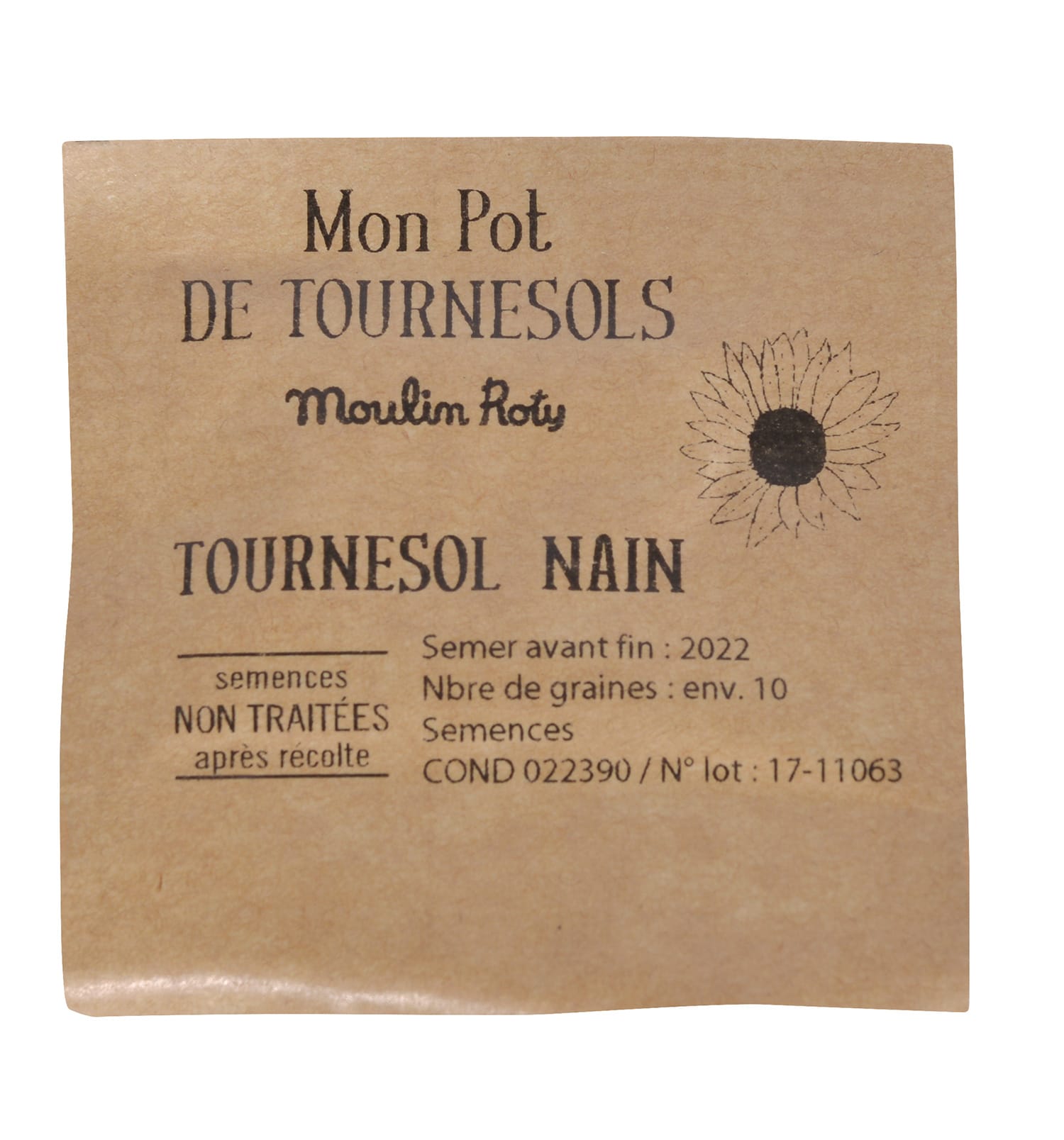 Pot de graines tournesol le jardin du moulin – Image 2