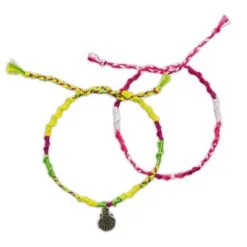 Kit créatif - 7 bracelets brésiliens fluo à créer – Image 4