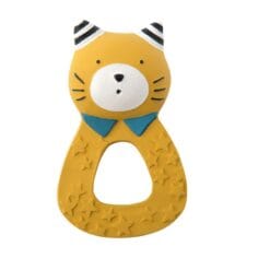 Anneau caoutchouc naturel chat moutarde Les Moustaches – Image 2