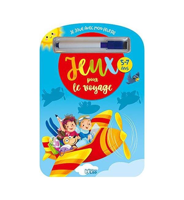 Jeux pour le voyage - 5-7 ans. Avec un feutre