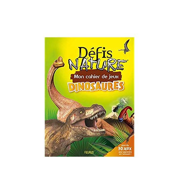 Mon cahier de jeux dinosaures