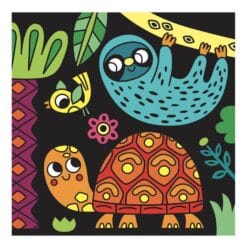 Coloriage velours Dans la nuit il y a – Image 2