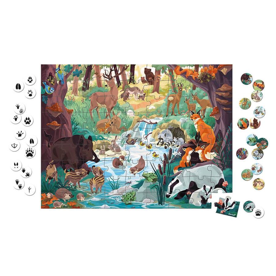 Puzzle les empreintes des animaux 81 pièces - partenariat wwf – Image 3
