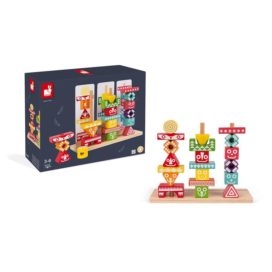 52 pièces à empiler Edutotem (bois) – Image 6