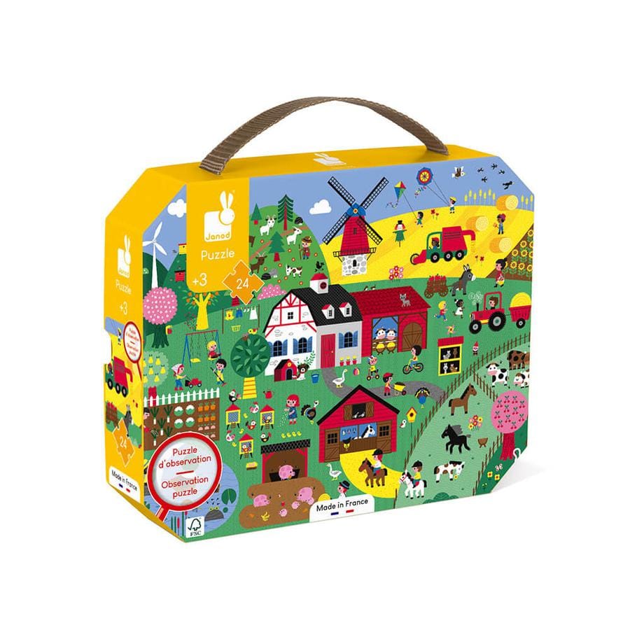 Puzzle observation La ferme 24 pcs