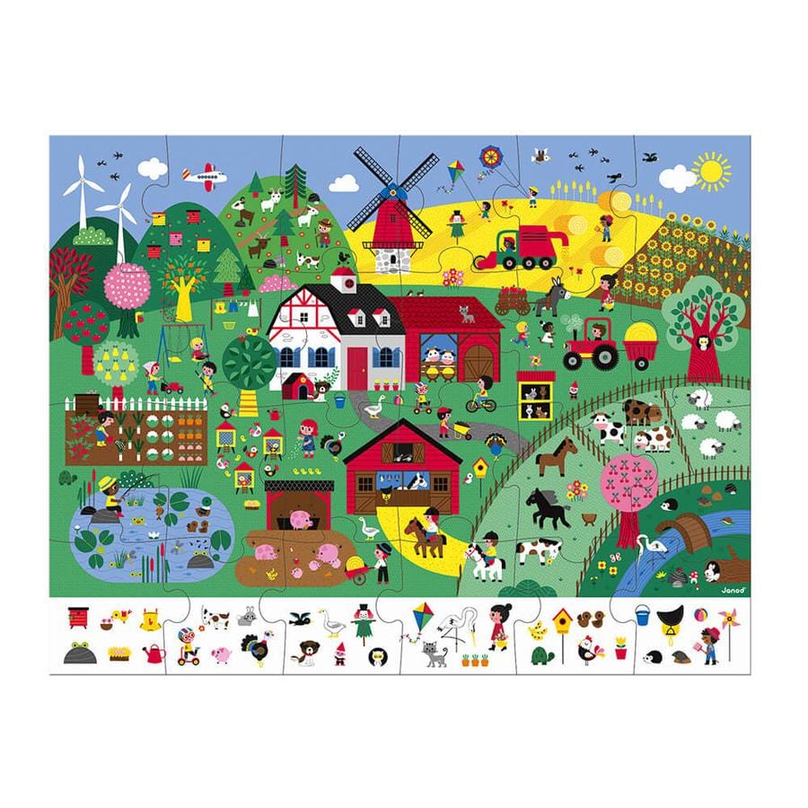 Puzzle observation La ferme 24 pcs – Image 2