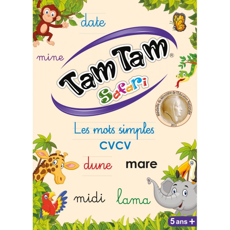 Tam tam safari les mots simples - cp