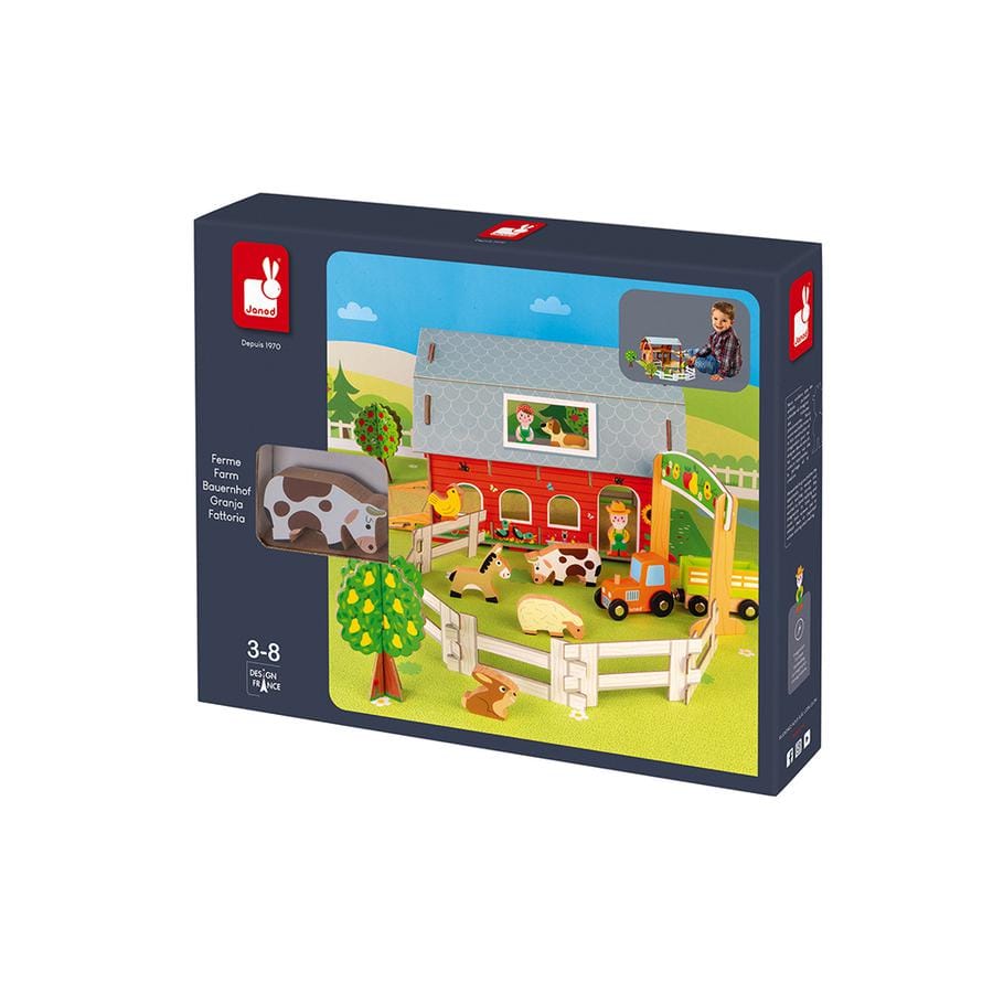 Ferme des animaux story (carton et bois)