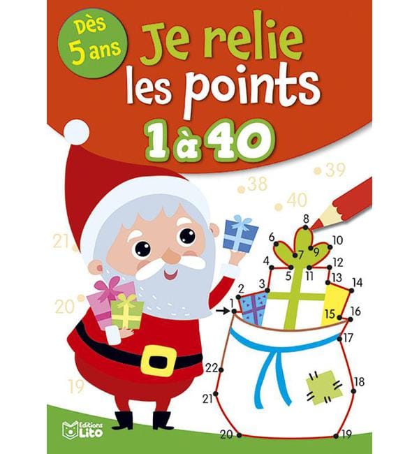 Je relie les points 1 à 40