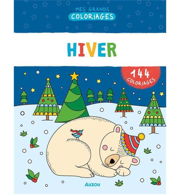 Joli hiver - 144 coloriages
