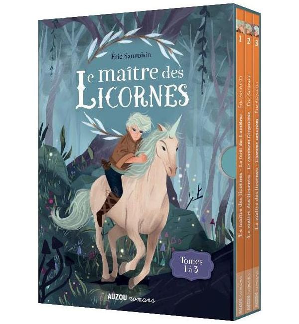 Le maître des licornes - Tome 1, La forêt des lumières ; Tome 2, Le continent crépuscule ; Tome 3, L'homme sans nom