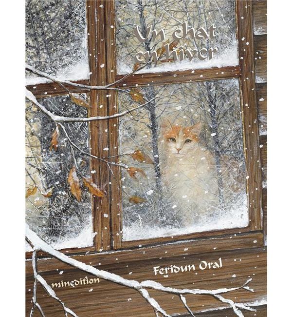 Un chat en hiver