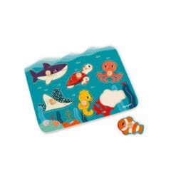 Puzzle à tenons en bois animaux marins - Partenariat WWF – Image 3