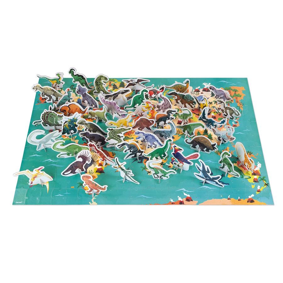 Puzzle éducatif géant dinosaures 200 pcs – Image 2