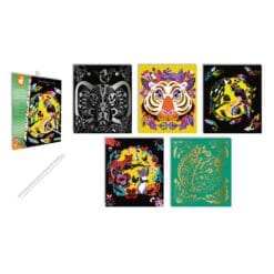 Scratch art Animaux du monde – Image 6