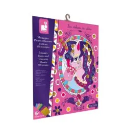 Set créatif Mosaïques en mousse Poneys et licornes