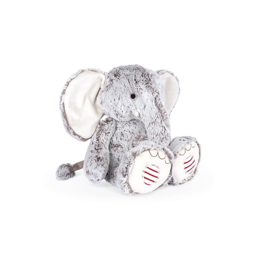 Peluche éléphant gris Noa Kaloo Rouge Large