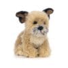 Peluche chien Border Terrier assis