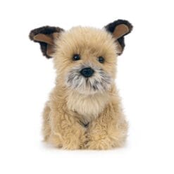 Peluche chien Border Terrier assis – Image 3