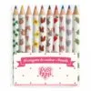 10 mini crayons de couleurs