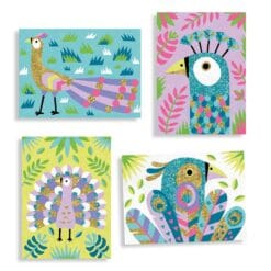 Sables colorés avec paillettes éblouissants oiseaux – Image 3
