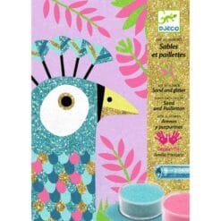 Sables colorés avec paillettes éblouissants oiseaux – Image 4