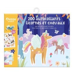200 autocollants licornes et chevaux (edition 2021)