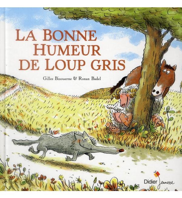 La bonne humeur de loup gris
