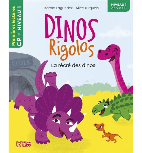 Dinos rigolos - La récré des dinos - Niveau 1 début de CP