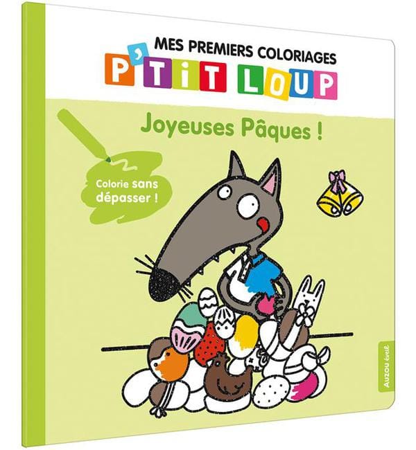 Joyeuses Pâques ! - Colorie sans dépasser !
