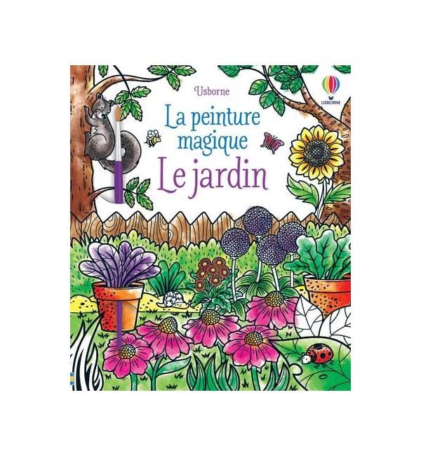 Le jardin - Avec un pinceau
