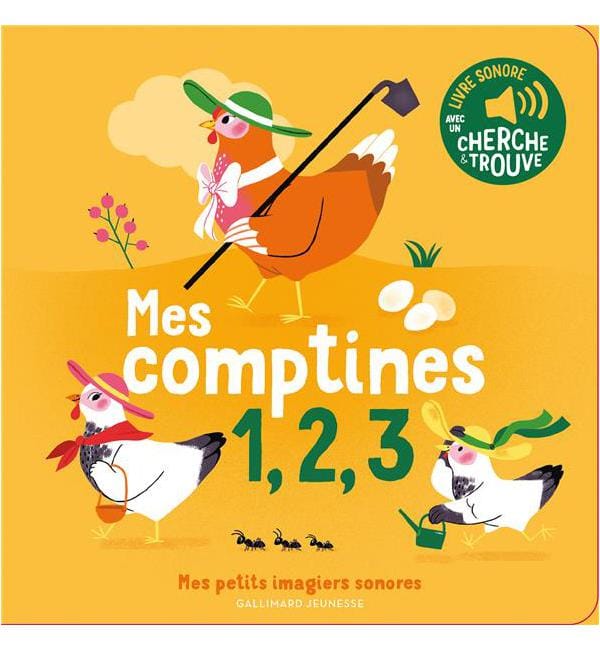 Mes comptines 1, 2, 3 - Des sons à écouter, des images à regarder